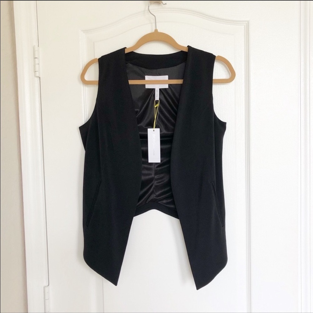 NWT BCBGeneration Welt Pocket Tuxedo Vest